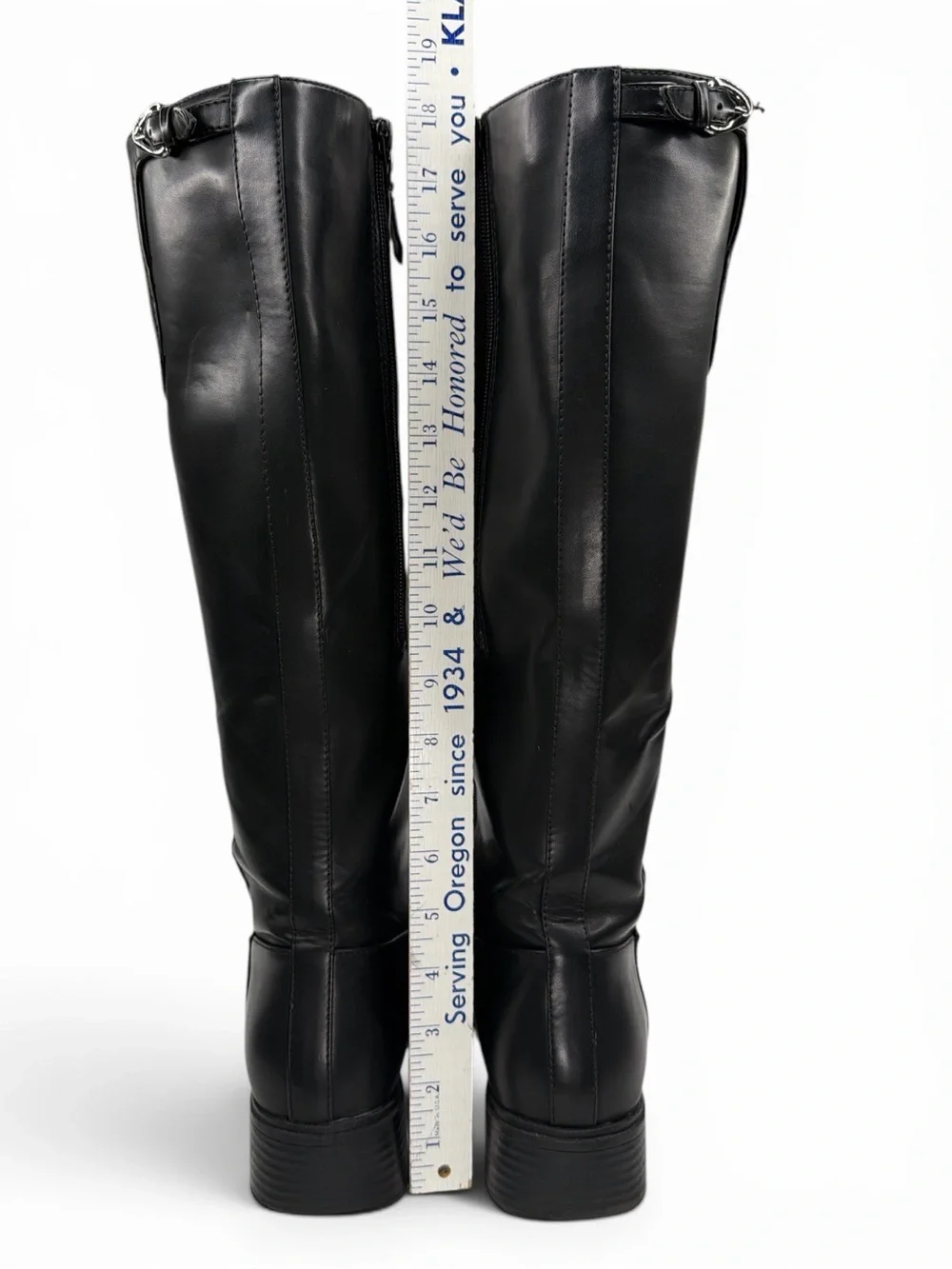 Aerosoles DELLA Black Knee-High Riding Boots